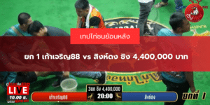 ยก 1 เก้าเจริญ88 vs สิงห์ดง ชิง 4,400,000 บาท