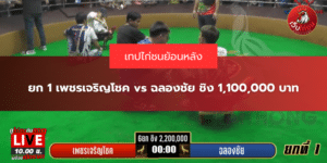 ยก 1 เพชรเจริญโชค vs ฉลองชัย ชิง 1,100,000 บาท