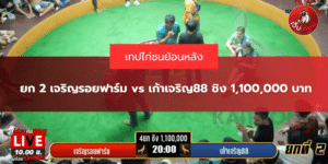 ยก 2 เจริญรอยฟาร์ม vs เก้าเจริญ88 ชิง 1,100,000 บาท