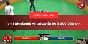 ยก 1 เก้าเจริญ88 vs เตชินฟาร์ม ชิง 8,800,000 บาท